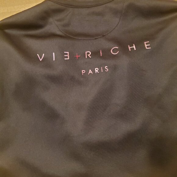 Vie + Riche Paris Mens Crewneck Long-Sleeve/multi color t-shirt/ Size XL - Picture 6 of 6